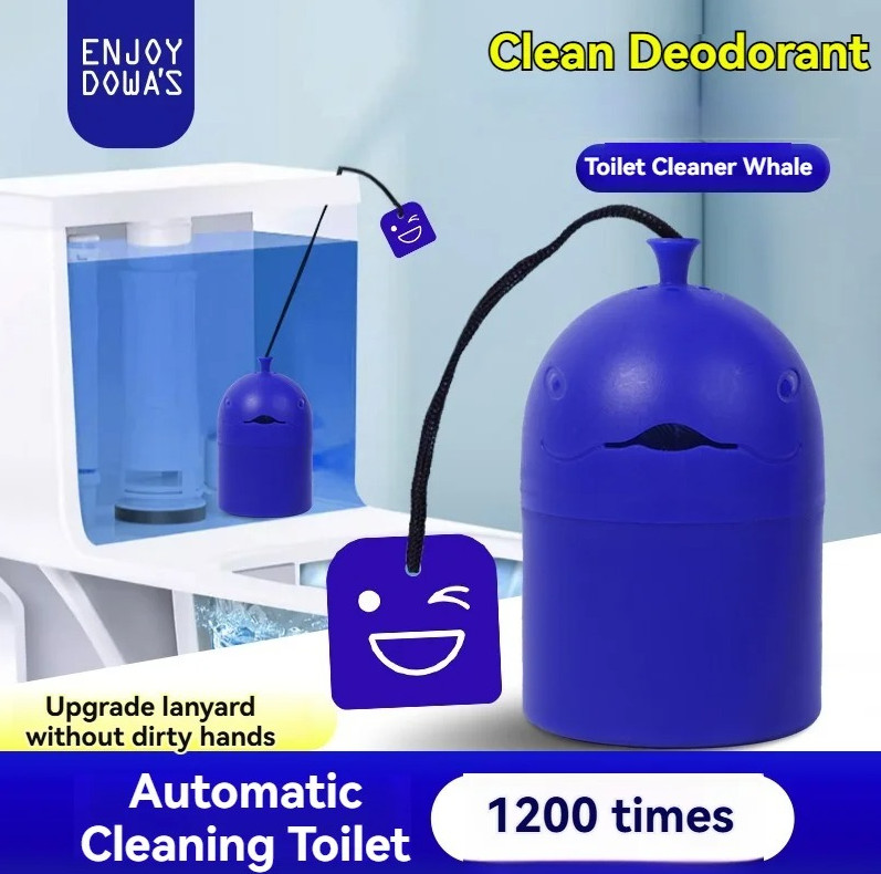 1pc Blue Whale Automatic Toilet Cleaner 150G Slow Release Fresh Gel – NEW