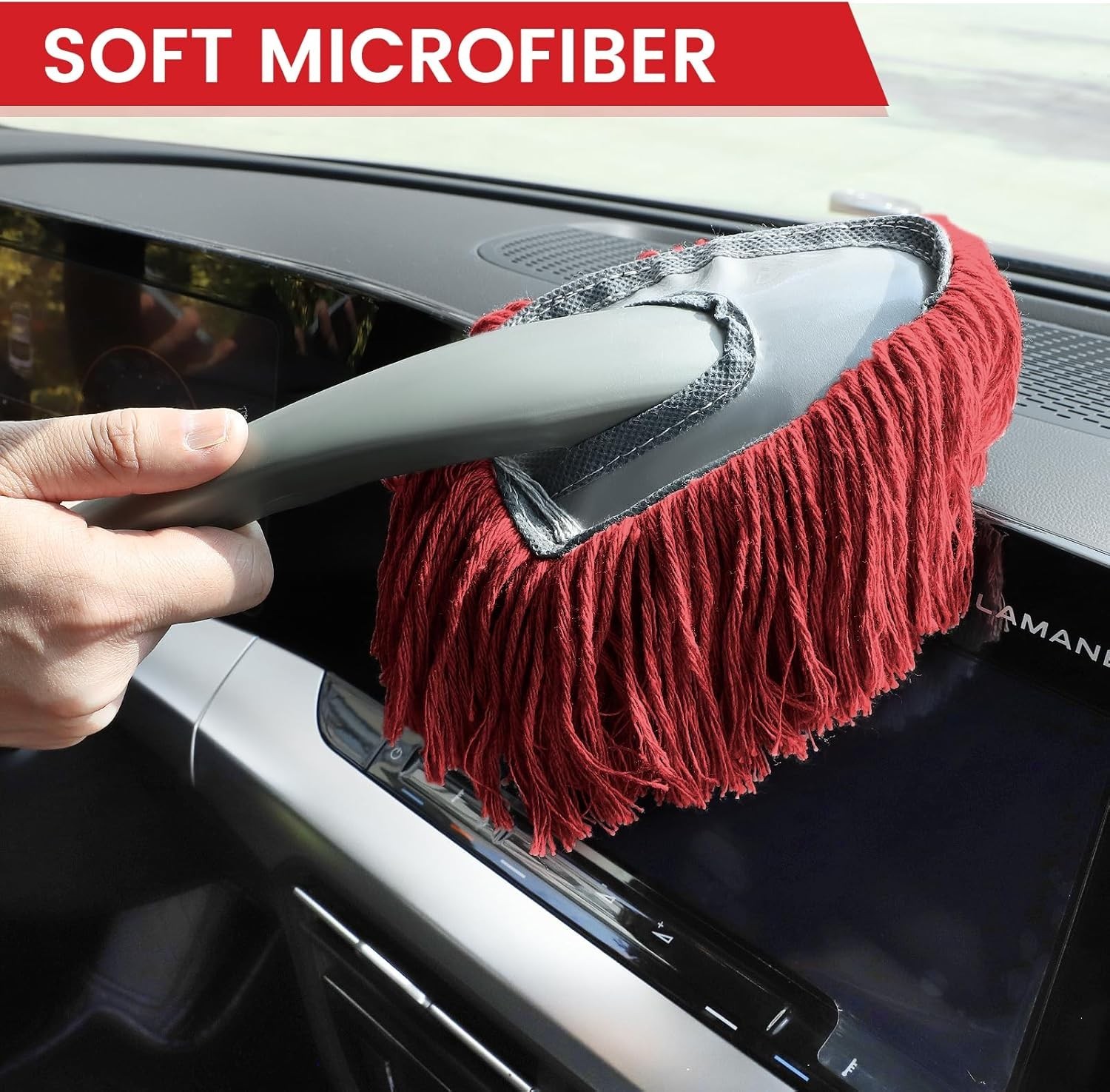 2 Pack Large Car Duster Exterior Scratch Free with Extendable Handle and Car …