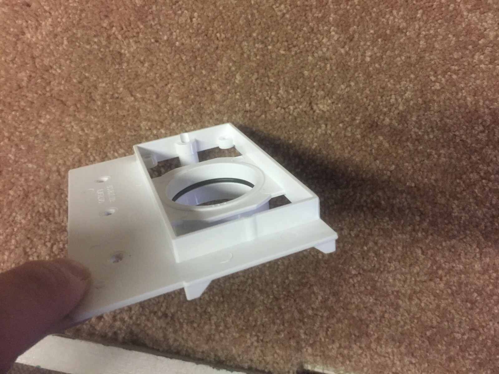Inlet Valve Mounting Bracket for Central Vacuum Parts Wall Built-in System
