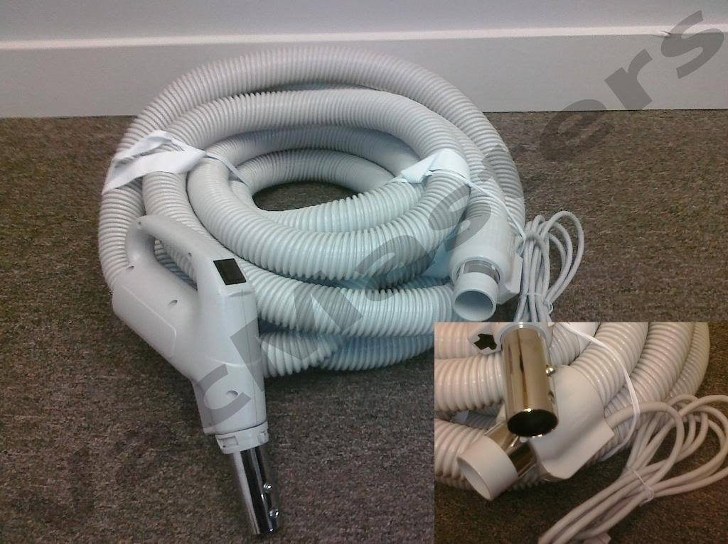 Vacuflo 35′ 110 volt Universal central vacuum hose – Beam Nutone MD others