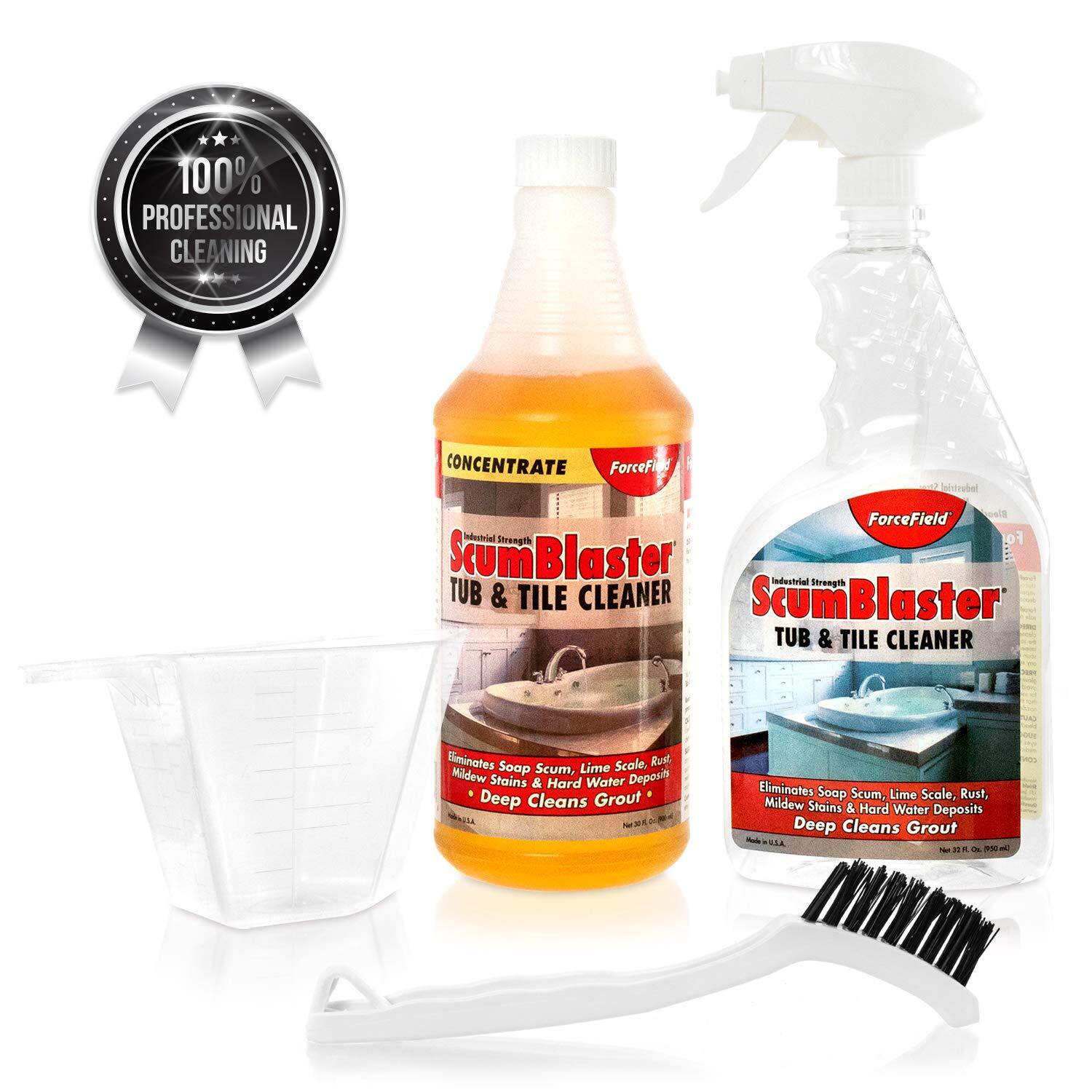 ForceField ScumBlaster Soap Scum Remover Tile and Grout Cleaner Hard Water