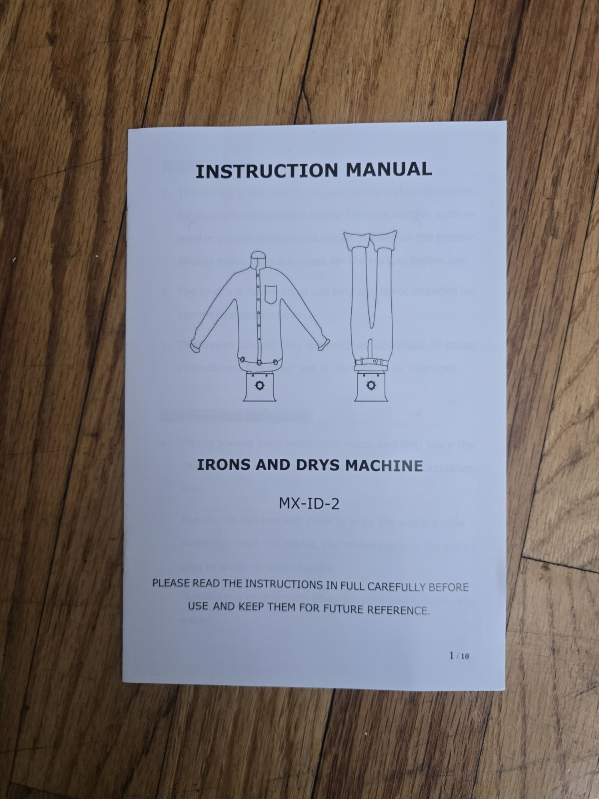 IronMax Iron Dryer Clothes Irons, White