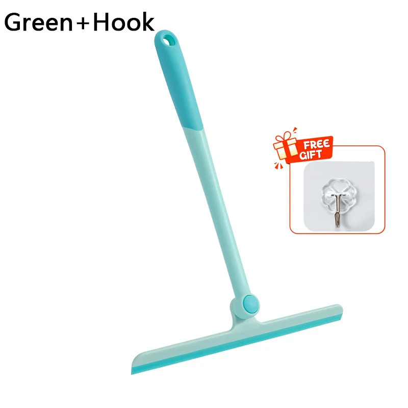 360 Degree Rotatable Shower Squeegee Glass Wiper Scraper Squeegee Cleaner with S