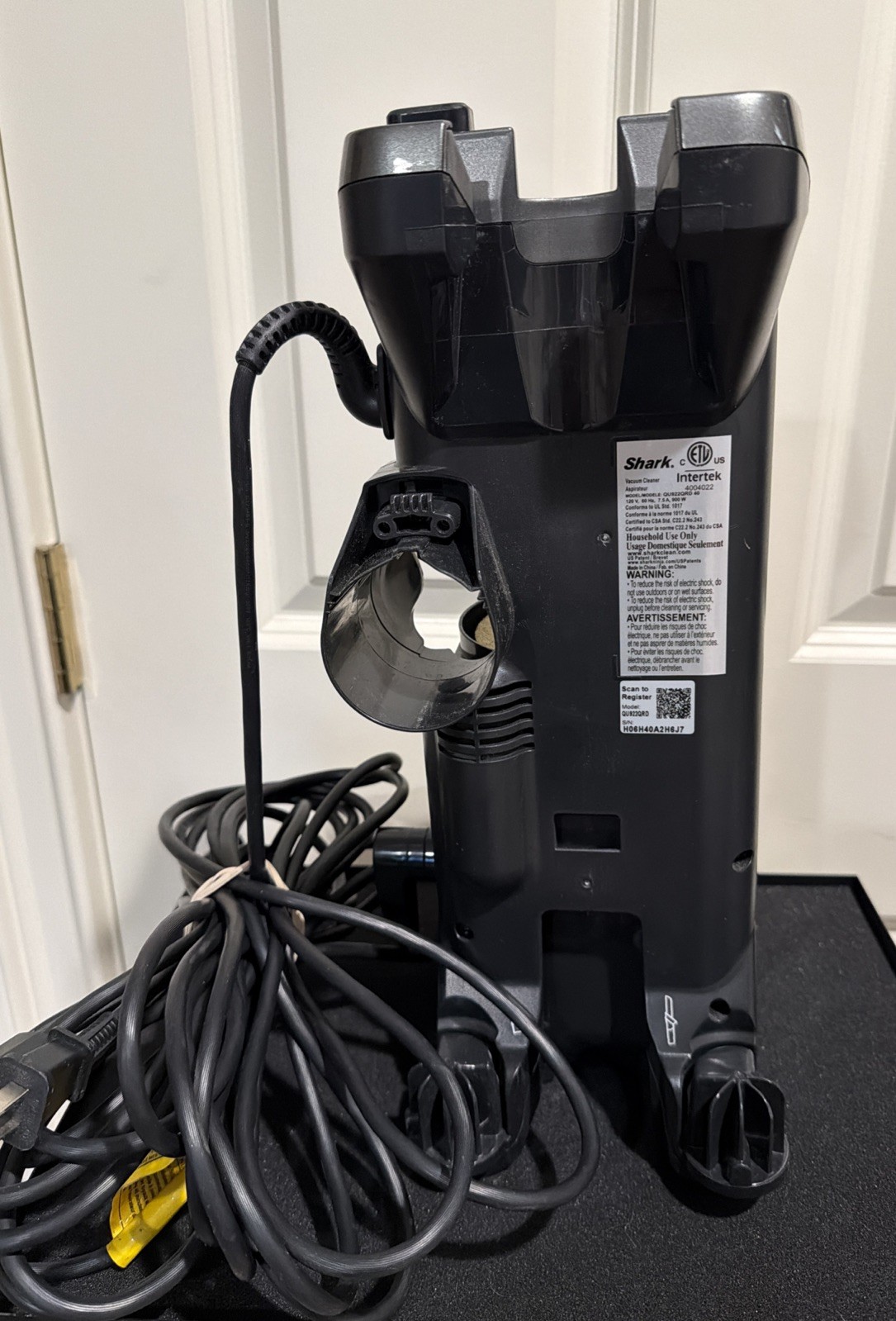 Shark Chassis/Motor/Main Unit for APEX DuoClean QU922QBL Vacuums w/Power Cord,