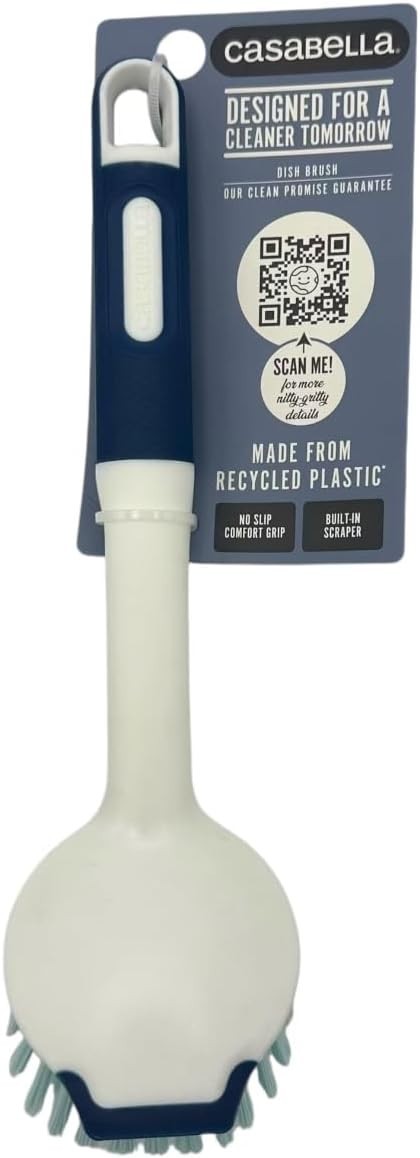 Casabella Round Cleaning Brush Scrubber Assorted Colors Pack of 1