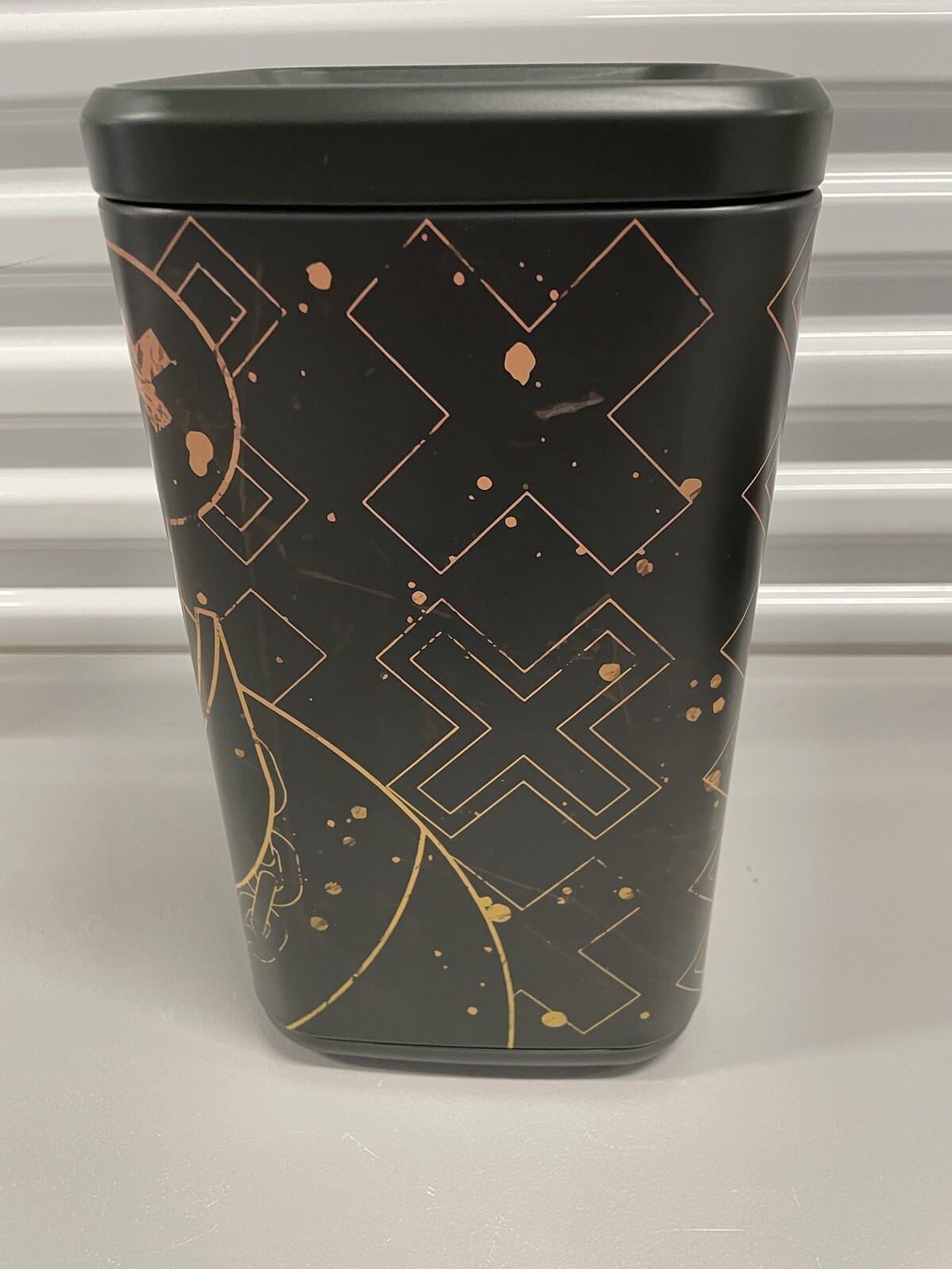 Graffiti Pop Art Trash Can/ Wastebasket