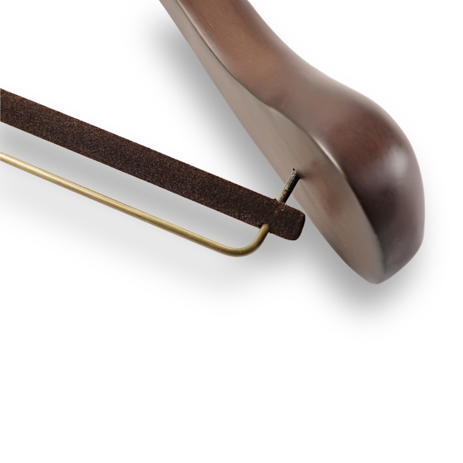 Professional Suit Hanger Solid Oak Wood 3 Inch Wide Shoulders | Heavy Duty