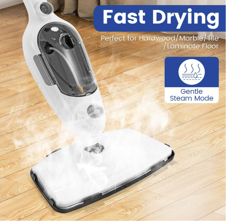 Mopa Vapor 10en1 Limpiador Vapor Suelos Madera Baldosa Alfombra Hogar, Nuevo