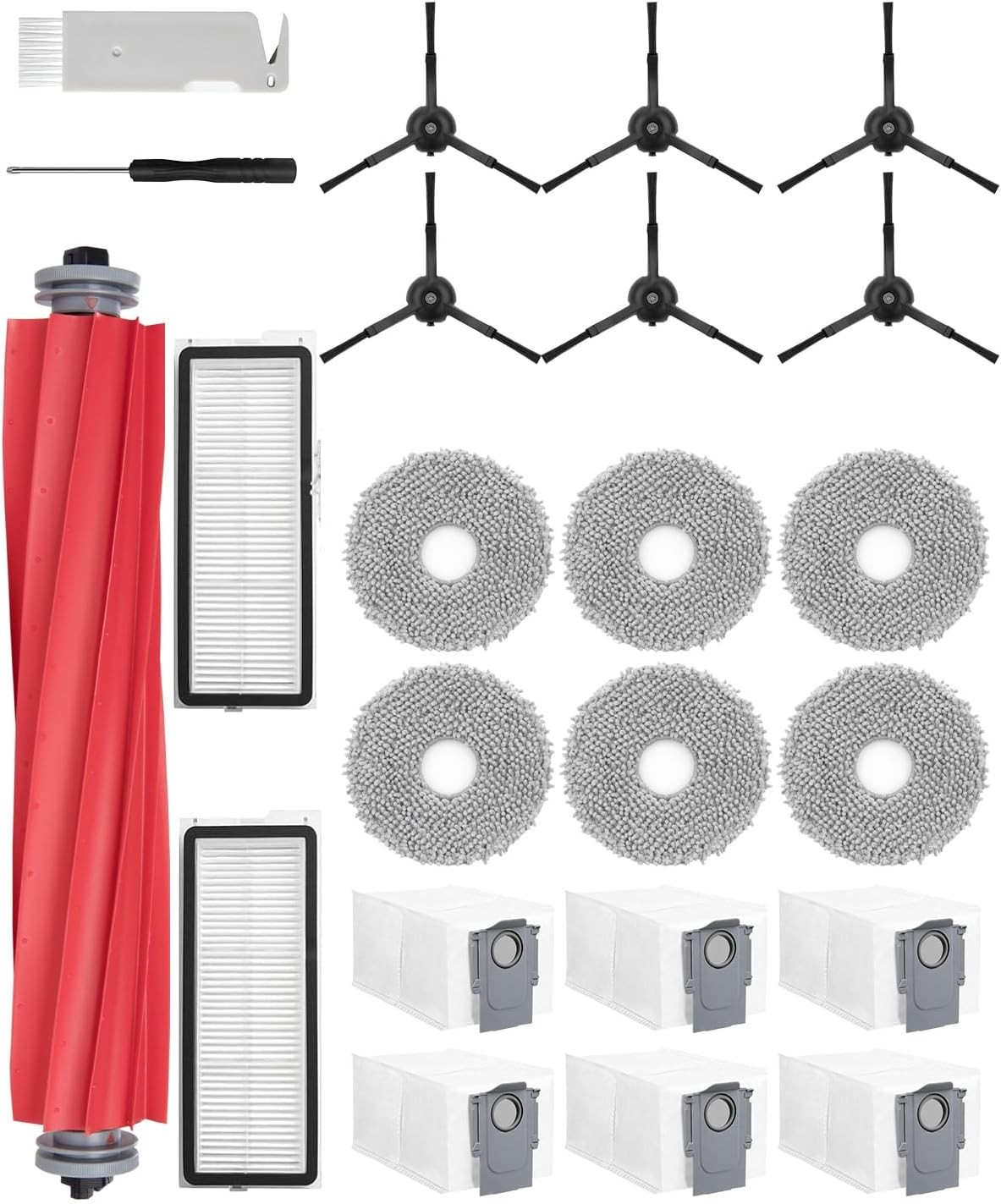 23Pack Qrevo Accessories Kit for Roborock Qrevo S Qrevo Pro Qrevo MaxV Qrevo
