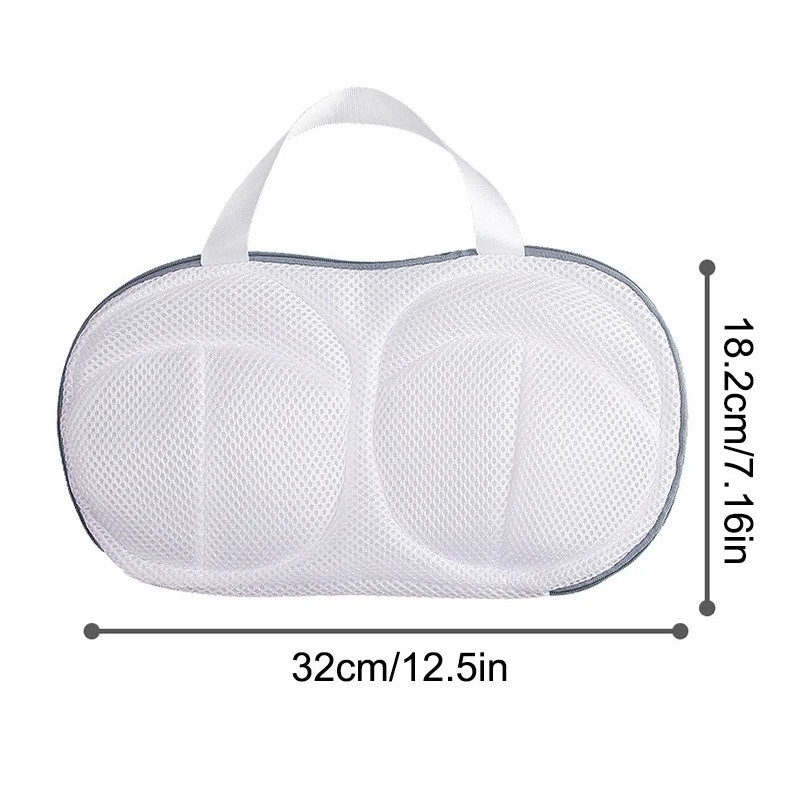 1pc Bra Laundry Bag Anti-Deformation Lingerie Wash Protector with Zipper – NEW