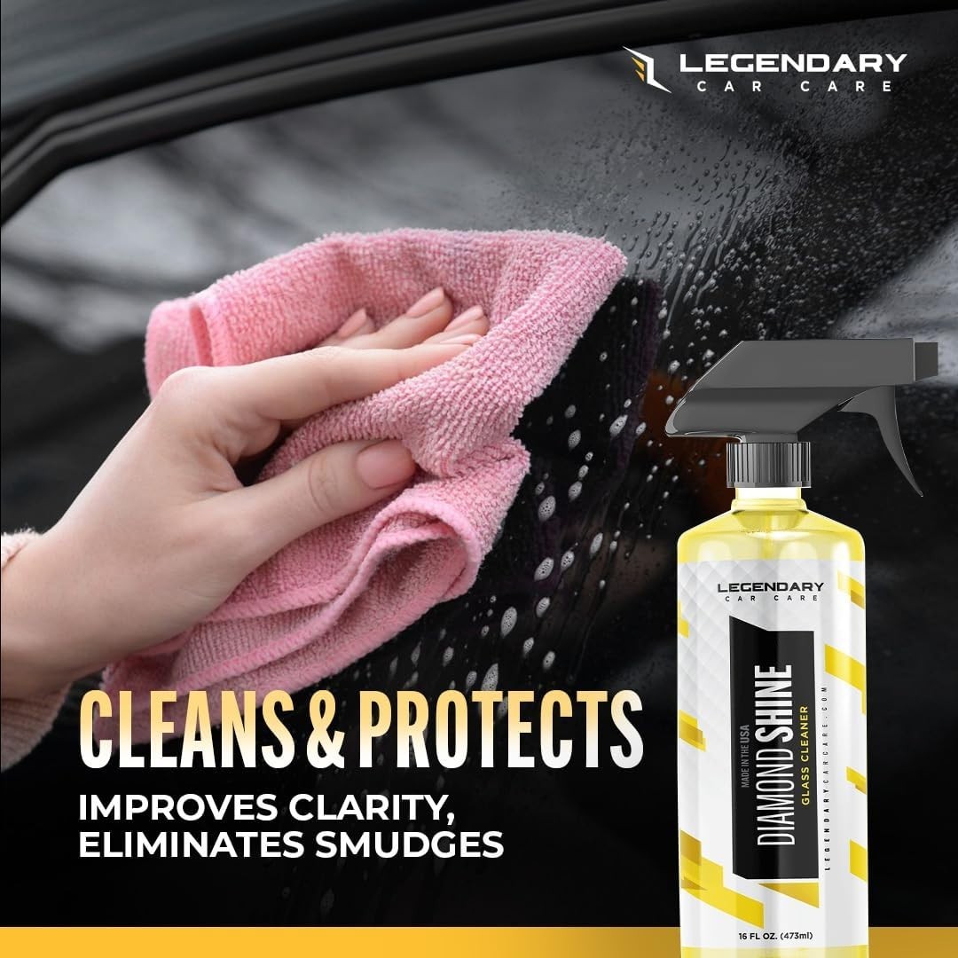Legendary Glass Cleaner 16oz – Auto Window Cleaner Spray for Car Windows & Winds