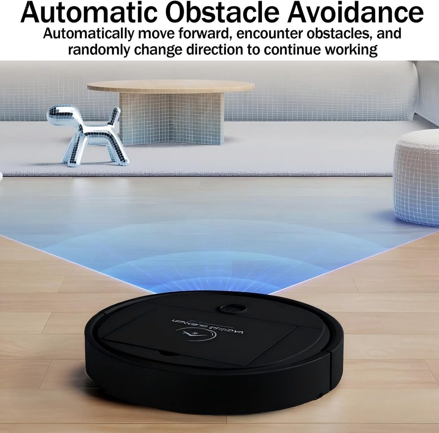 Robot Vacuum Cleaner And Mop Slim Quiet – Ultra Thin Low Profile Pet Hair Suctio