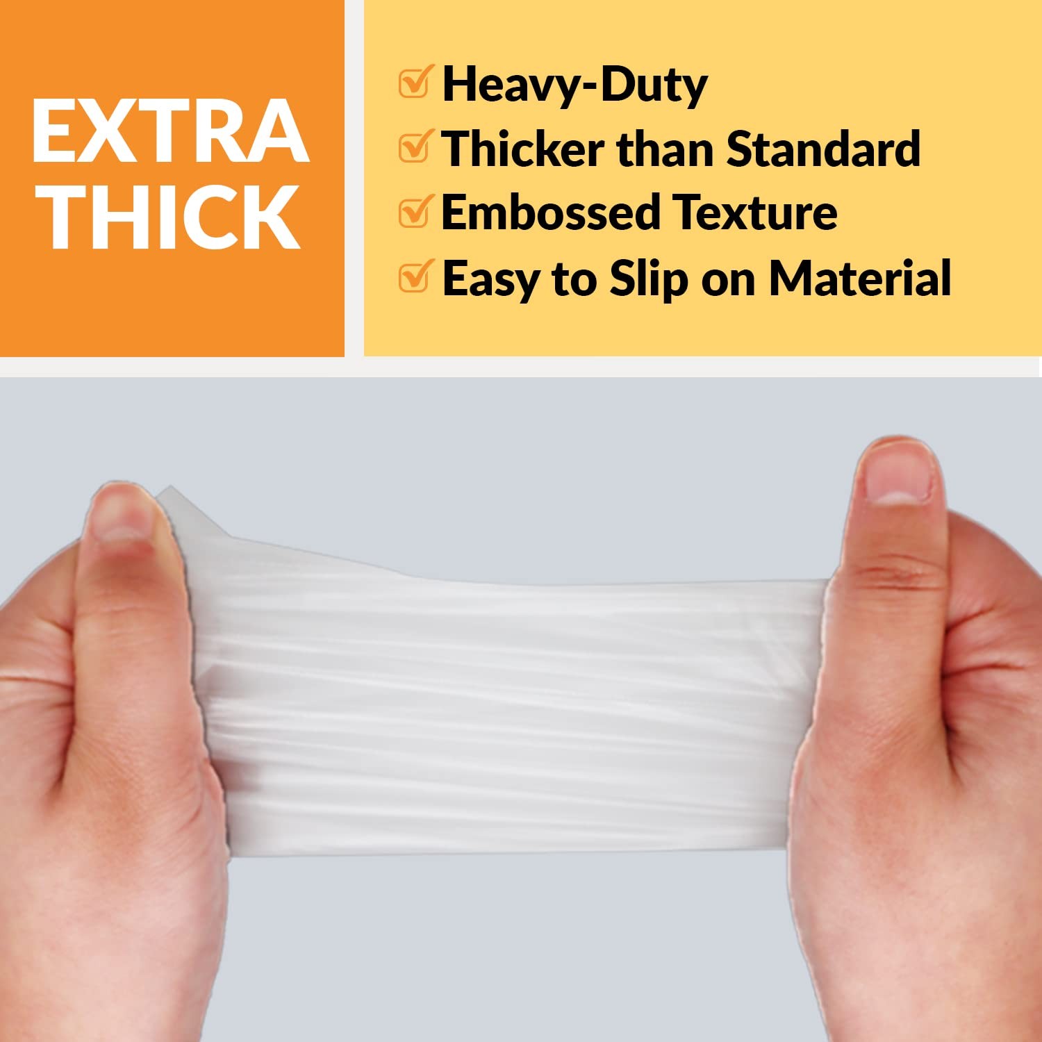 Klex 200 BPA Free Disposable Heavyweight Cast Medium (Pack of 200), Clear