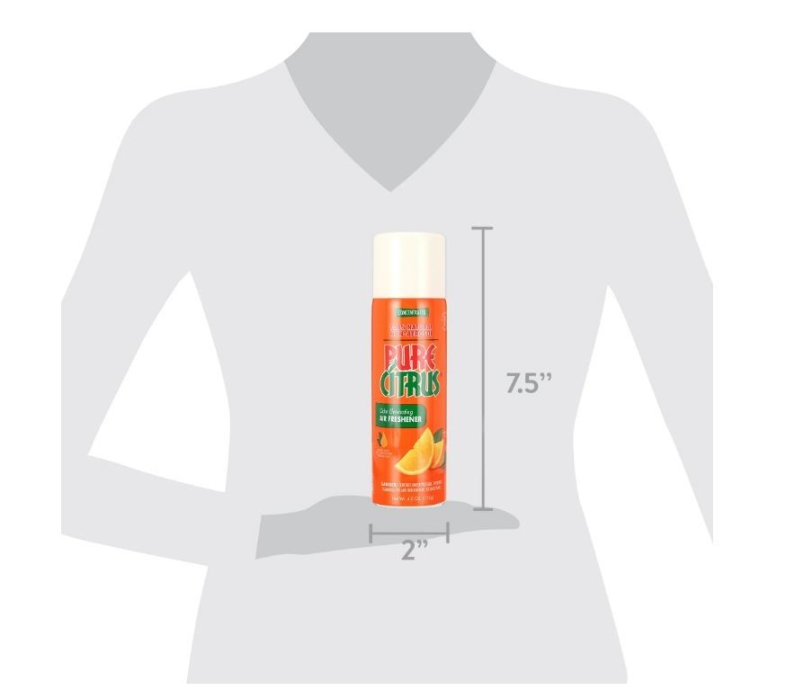 Pure Citrus Orange Air Freshener, 4oz (Pack of 4) Free Shipping Non-Aerosol