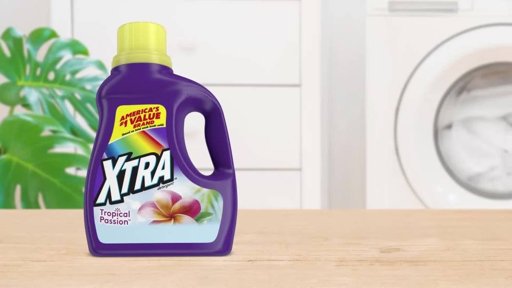 Xtra Tropical Passion, 172 Loads Liquid Laundry Detergent, 206.4 fl oz Daily Use