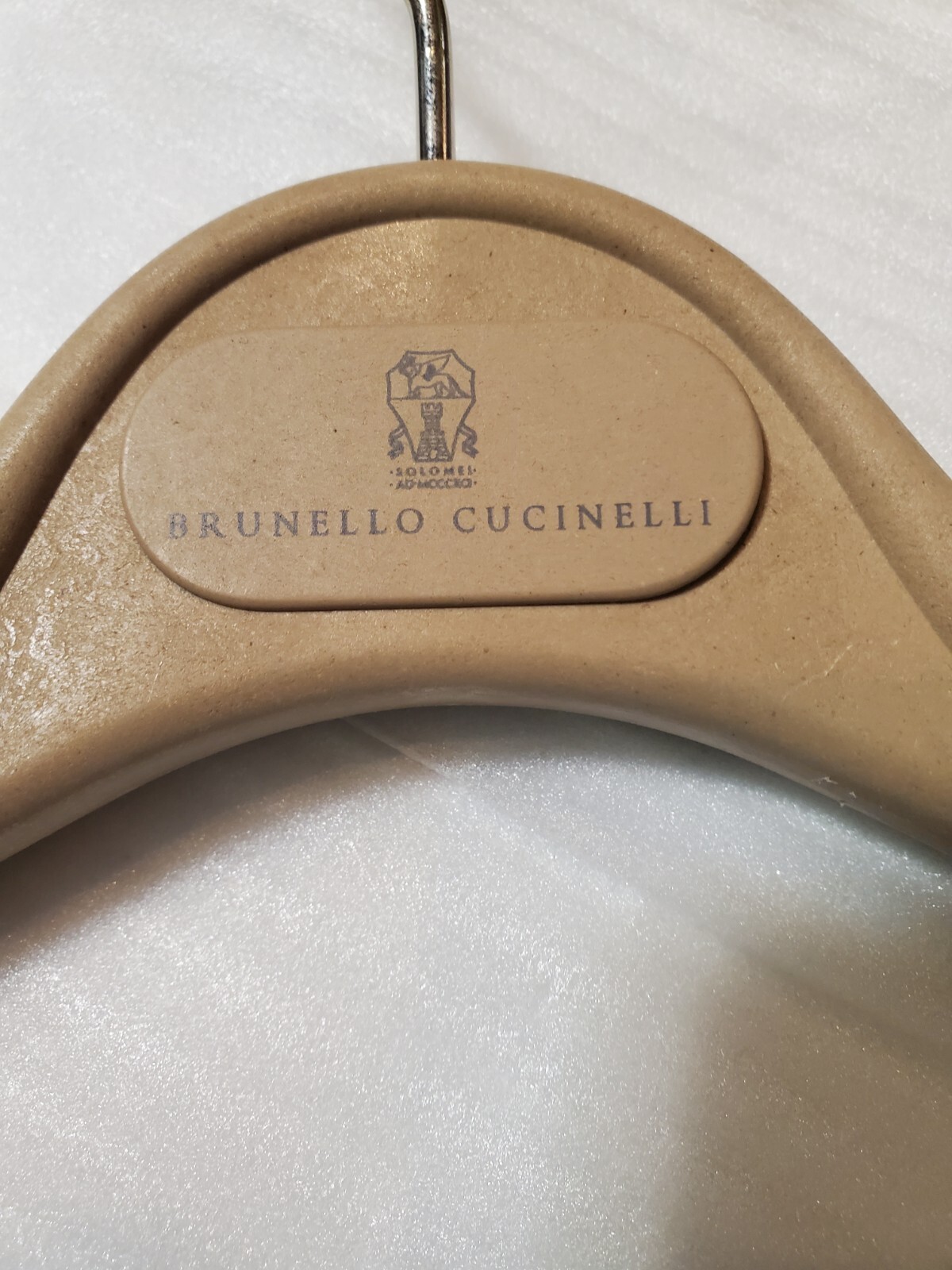 Brunello Cucinelli Cashmere Clothes Coat Hanger 15” Jacket 39 CM