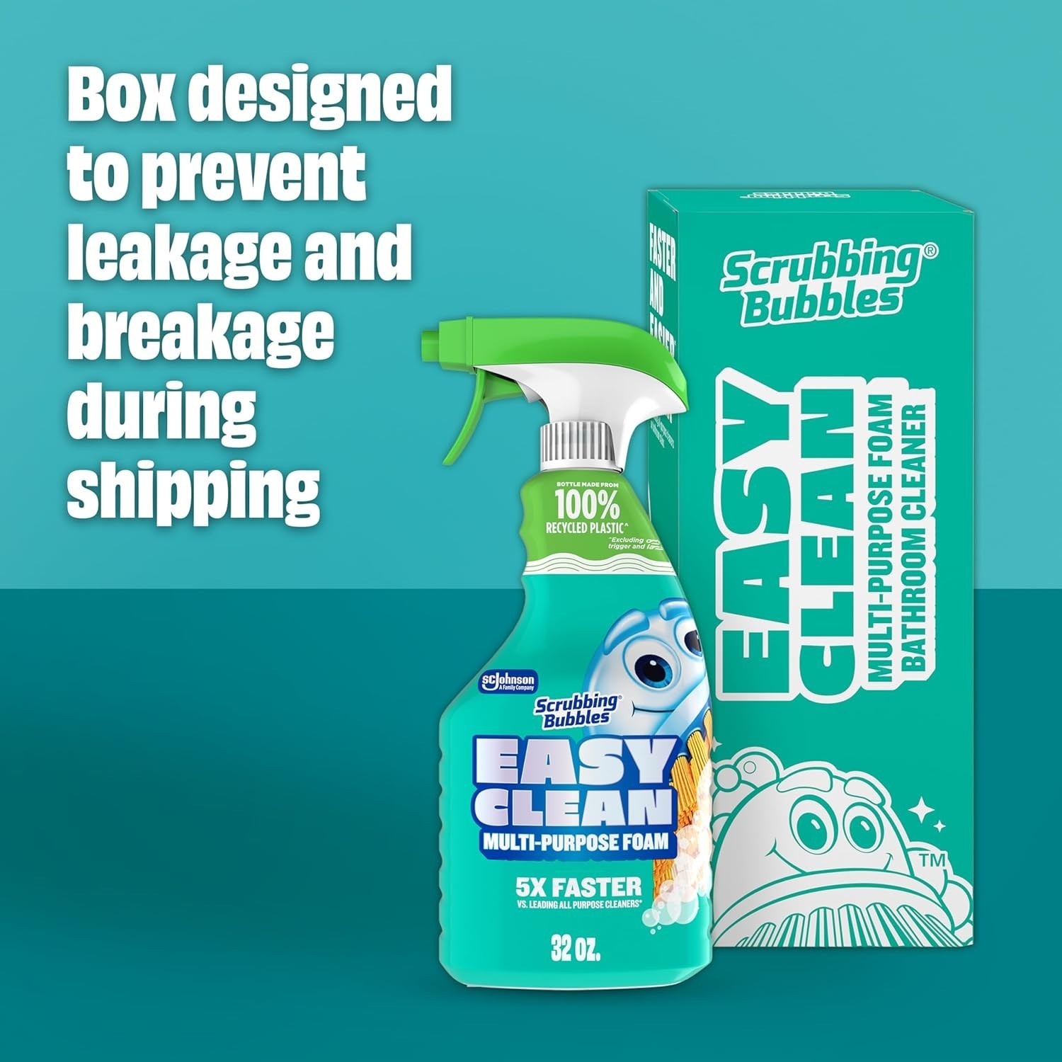 Easy Clean Multi-purpose Foam Bathroom Cleaner, 32 fl. Oz