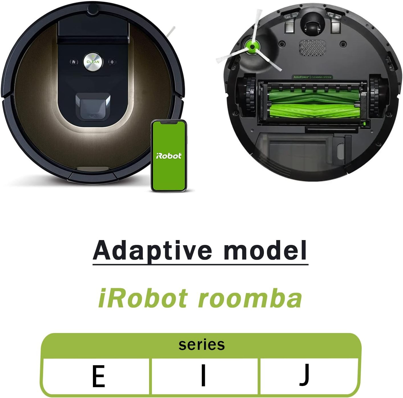 12 Pack Edge-Sweeping Brushes Replacement for Irobot Roomba I & J & E and Roomba
