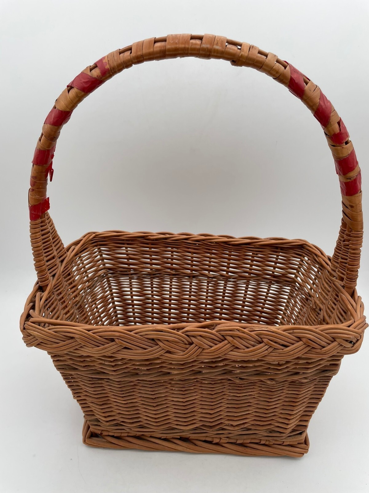 Vintage Wicker Basket-See Description!