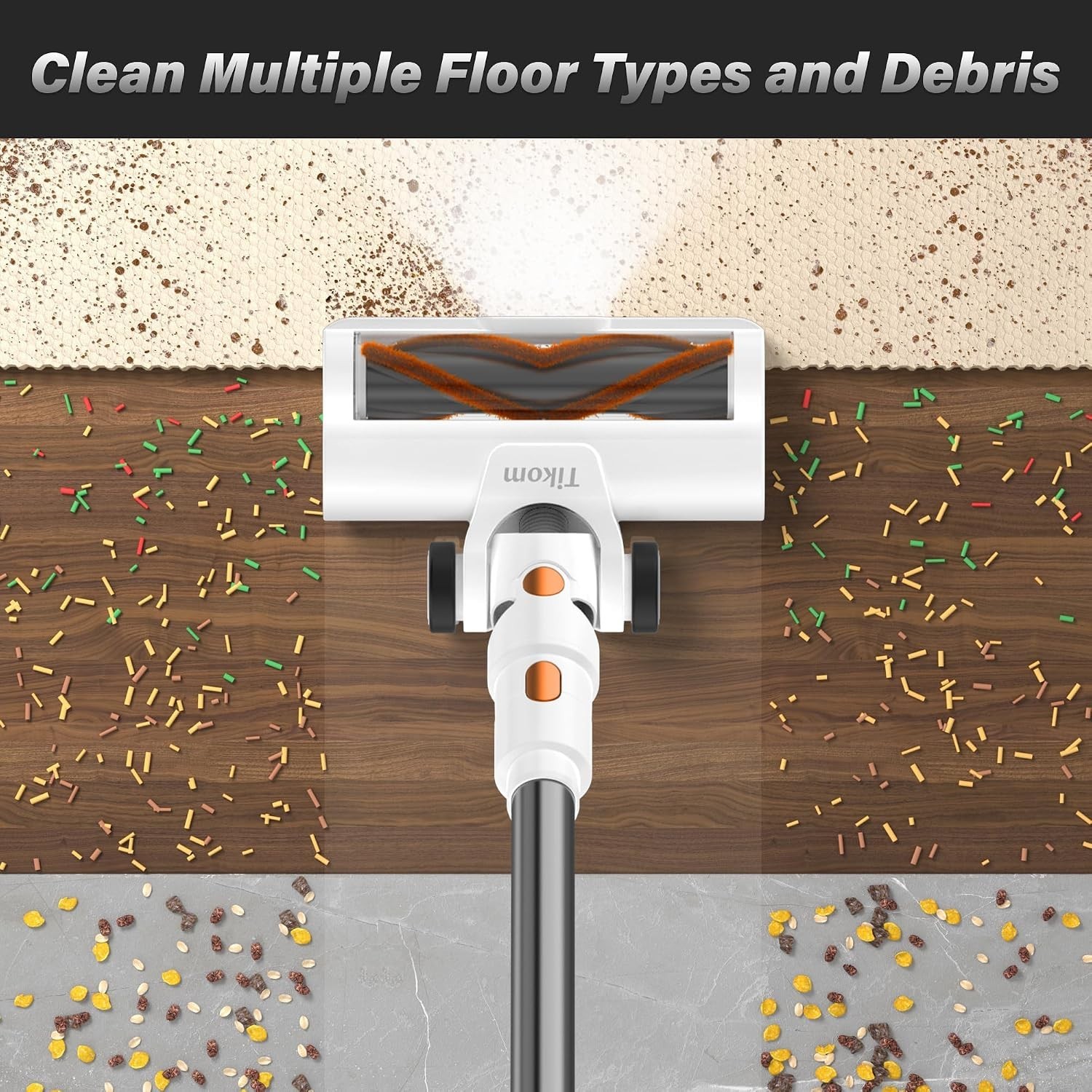 V500 Cordless Vacuum Cleaner Anti-Tangle Lightweight