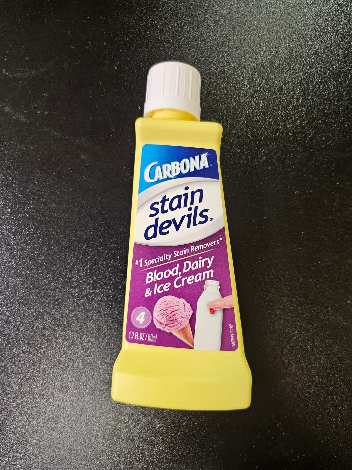 Carbona Stain Devils #4 Blood Dairy & Ice Cream Stain Remover 1.7 fl oz