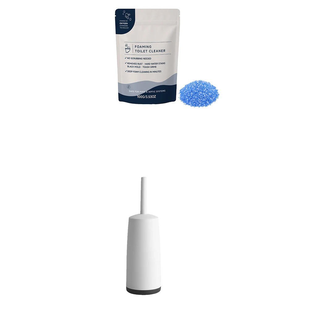 Restorabowl Foaming Cleaning Powder Fresh Scent Fast Dissolving Daily Care 300g