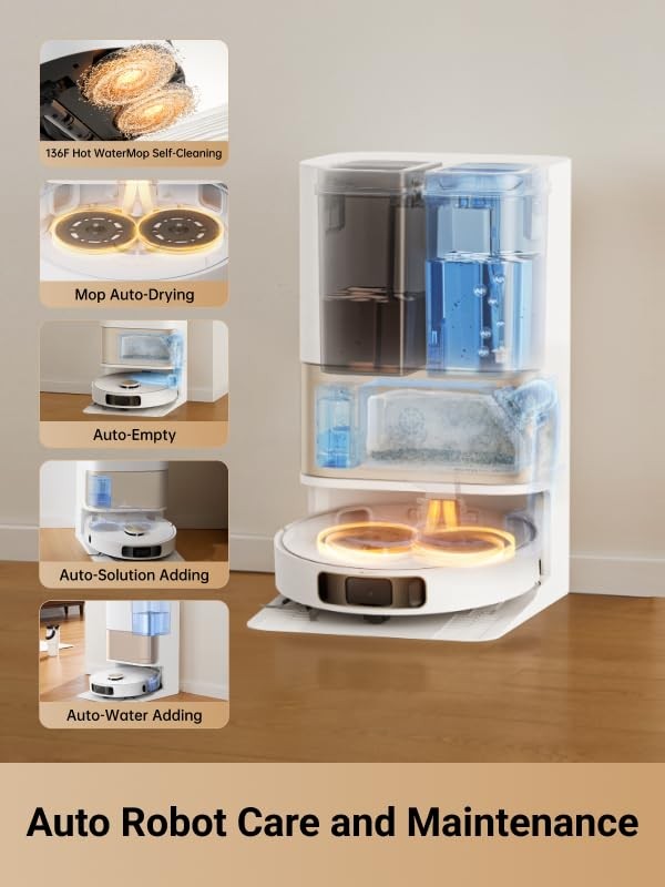 DREAME L10s Pro Ultra Heat Robot Vacuum Mop 7000Pa Hot Water