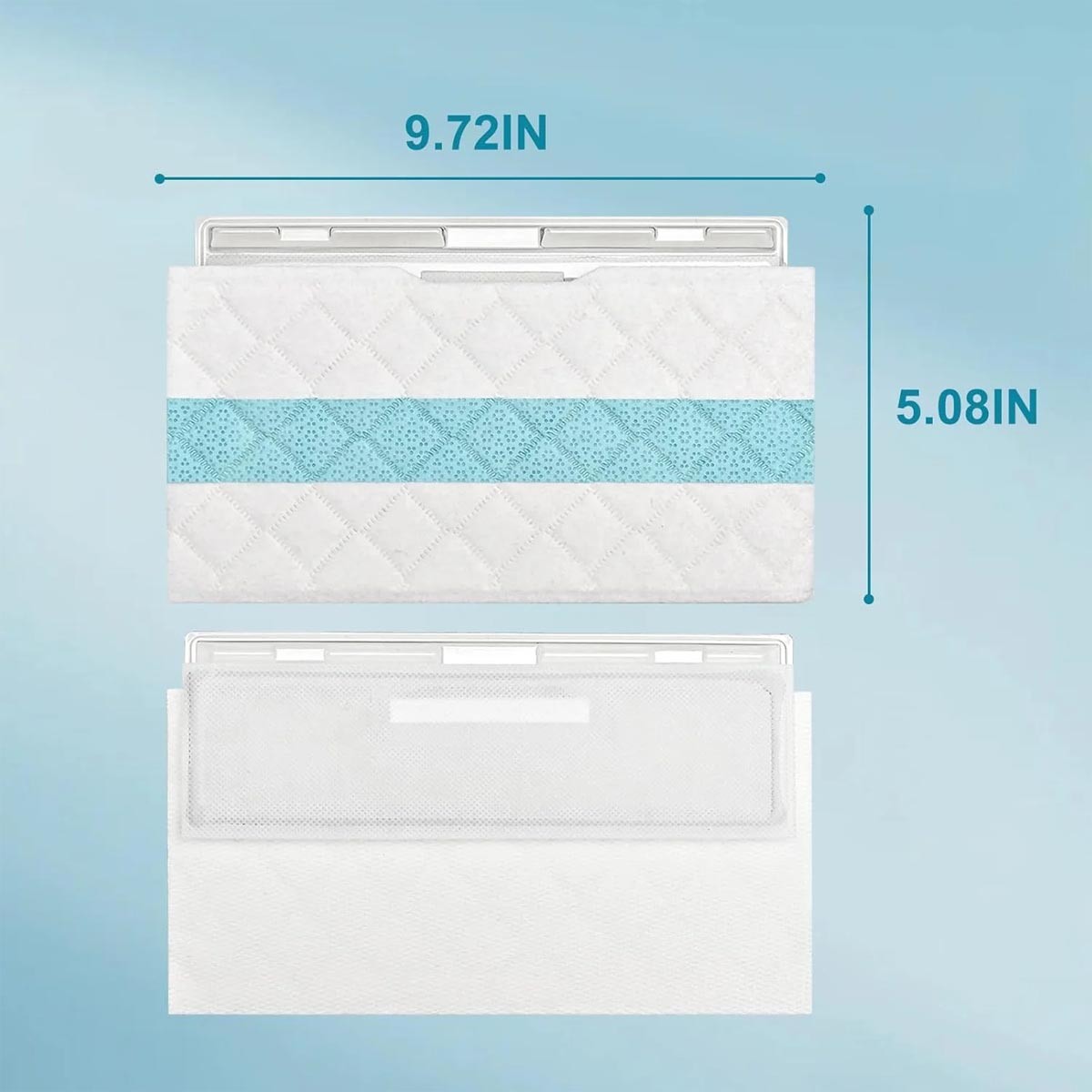 10 Packs, compatible with Shark VM250, VM251, VM252, VM200 VC205 mop mat US