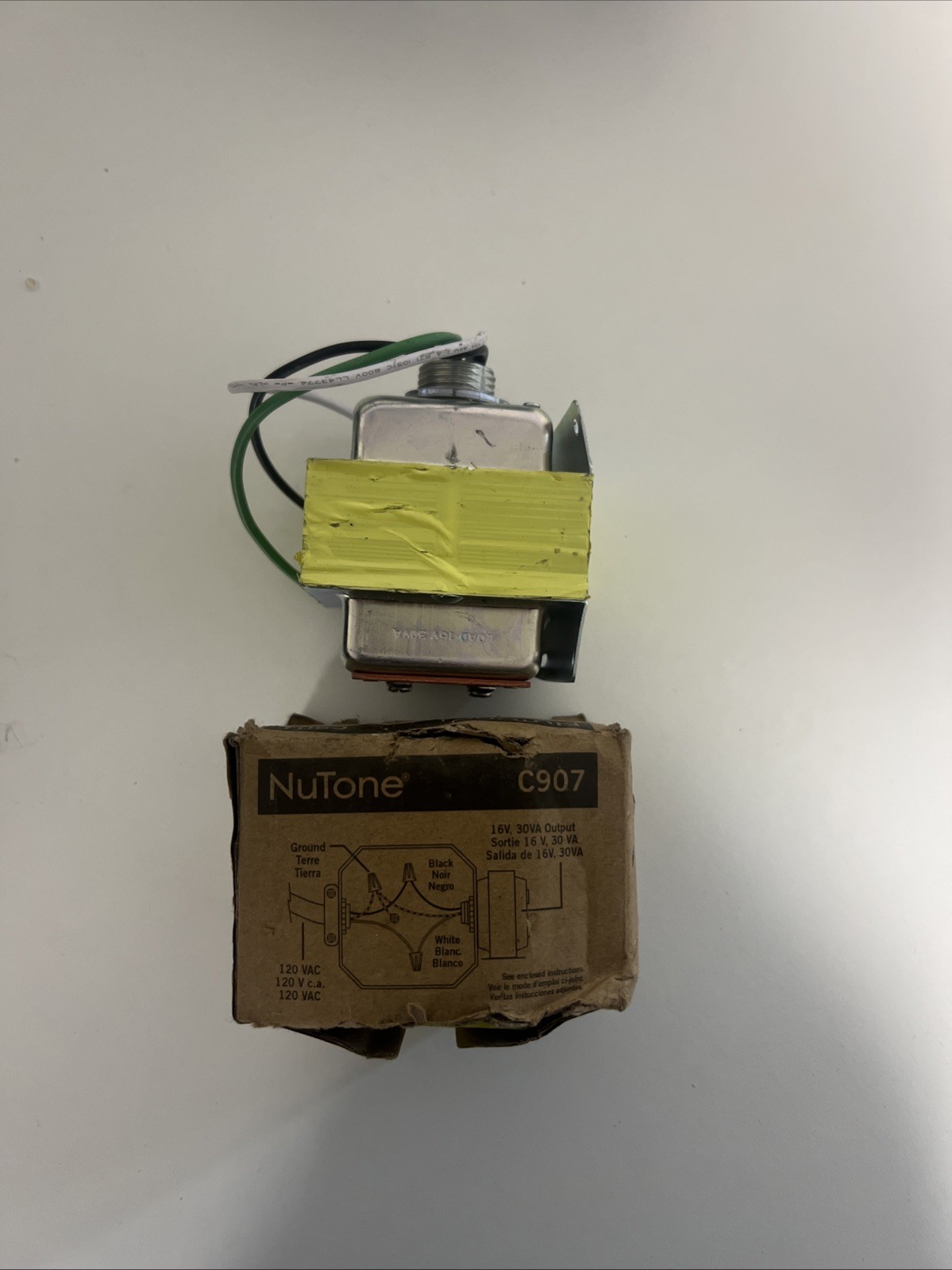Nutone C907 Low Voltage Transformer Power Supply