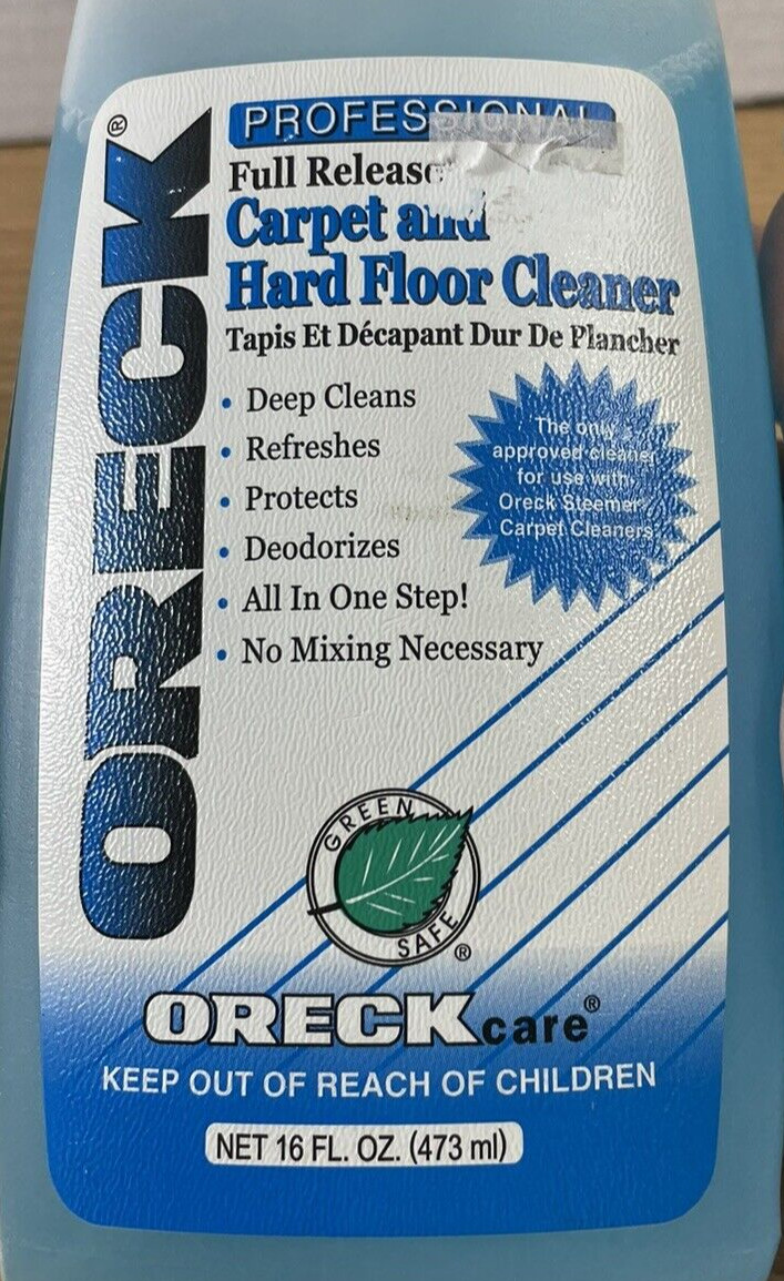 Oreck Professional Full Release Carpet and Hard Floor Cleaner Brand New 16 oz
