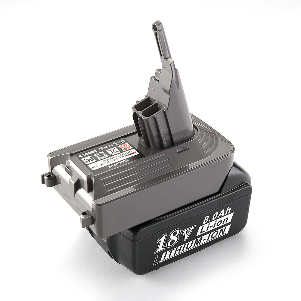 Adapter Vacuum Cleaner Convert for Makita 18V Battery to for Dyson DYS V7 / V8