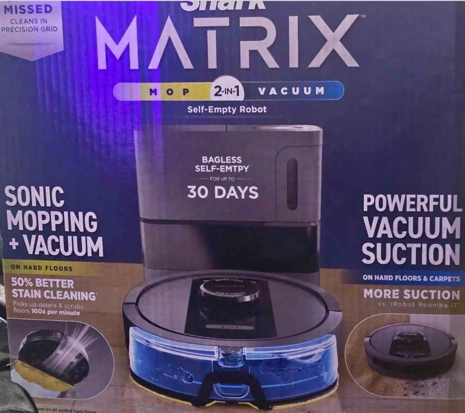Shark MATRIX 2-in-1 Mop & Vacuum Self-Empty Robot (UR2450WS)