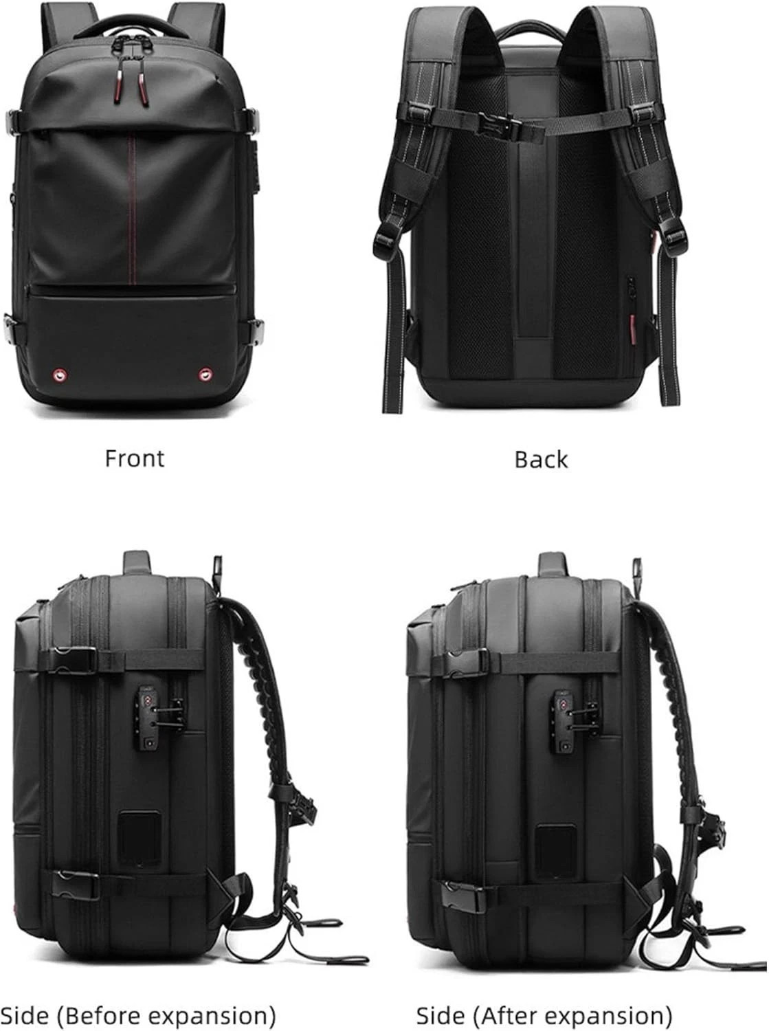 Fockety – 60L Expandable Vacuum Compress Waterproof Back Pack – Open Box
