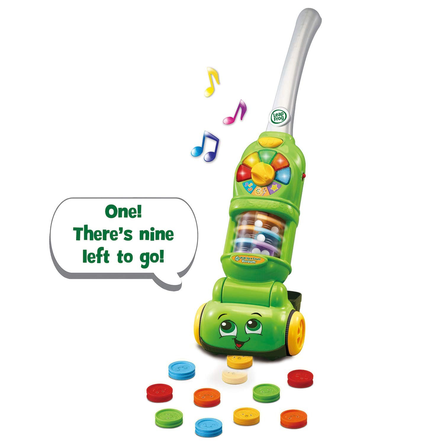Pick Up and Count Vacuum, Green