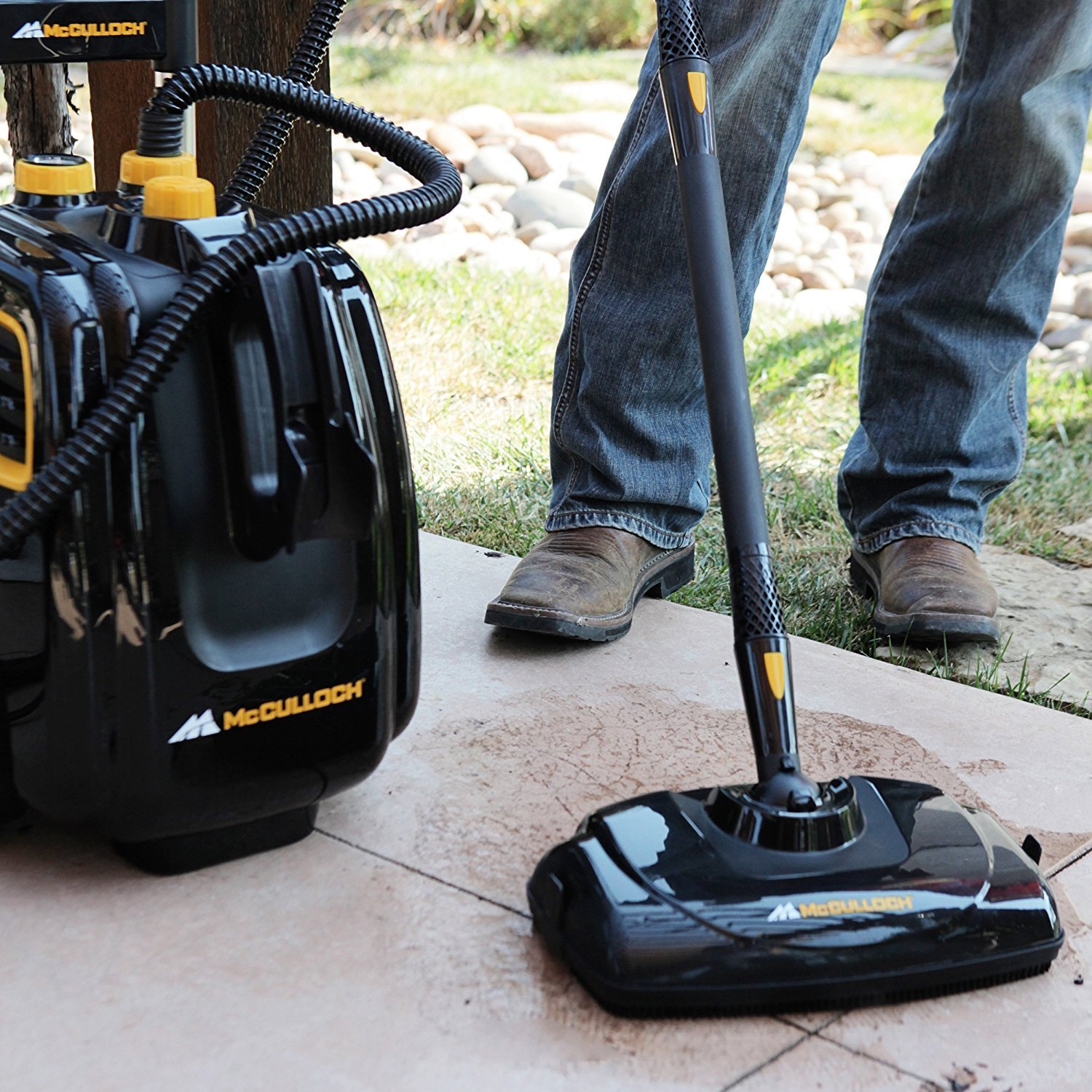 McCulloch 1500W Multipurpose Deluxe Canister Steam Cleaner w/ 23 Accessories New
