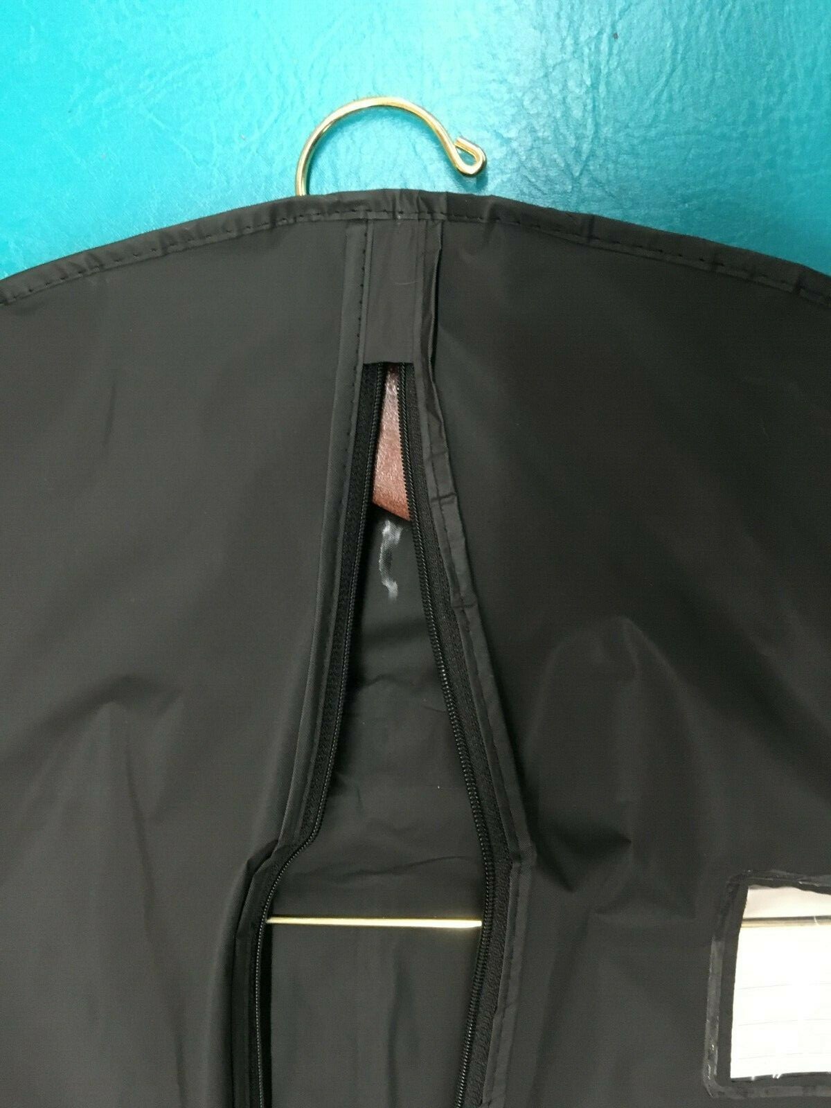Saks Fifth Avenue Hanging Suit Clothes Garment Bags Storage Zipper Name Card