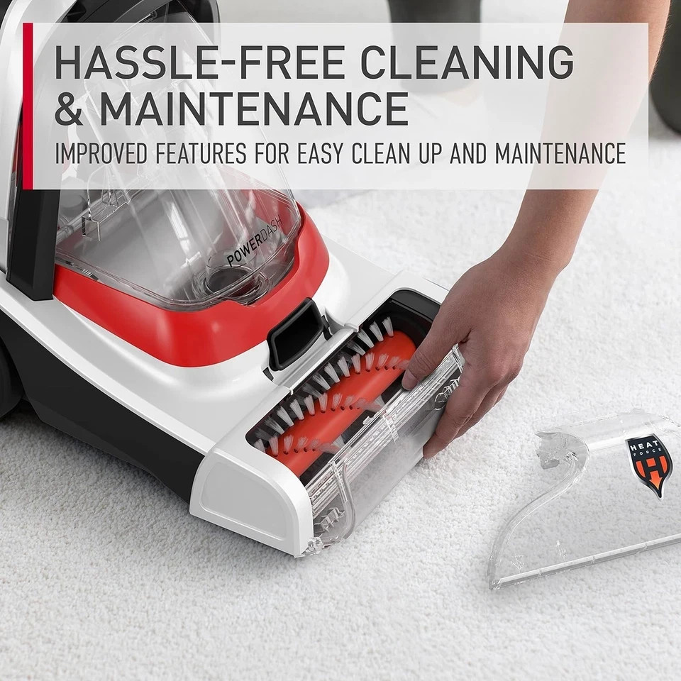 Hoover PowerDash Pet+ Compact Carpet Cleaner / Shampooer with Heatforce FH50704V