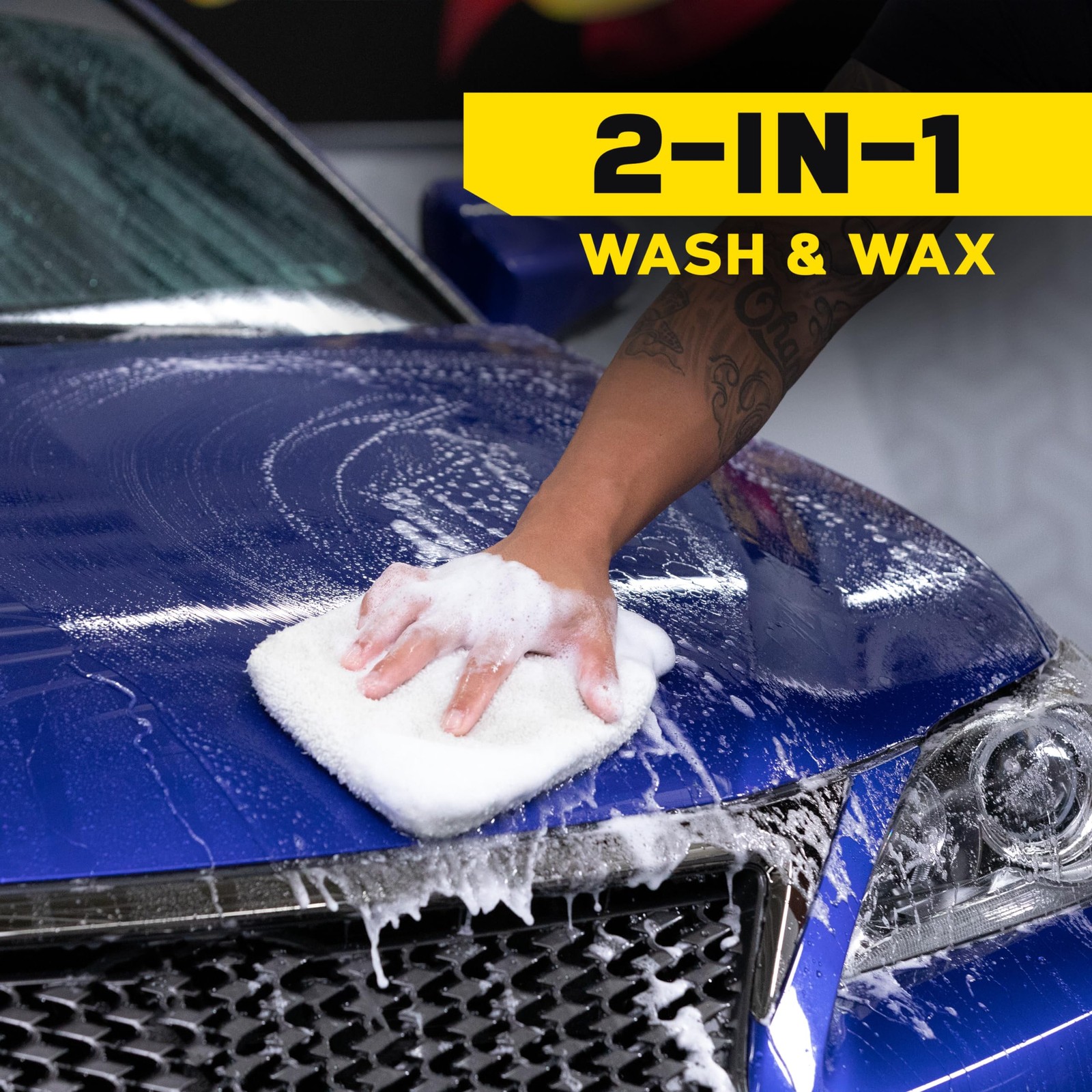 Meguiar’s Hybrid Ceramic Wash & Wax – Sophisticated Car 48 Fl Oz (Pack of 1)