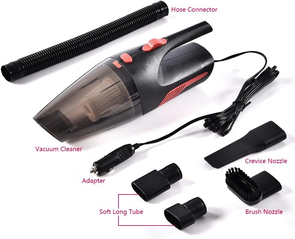 US Car Vacuum Cleaner Duster Portable Rechargeable Wet&Dry Strong Suction Duster