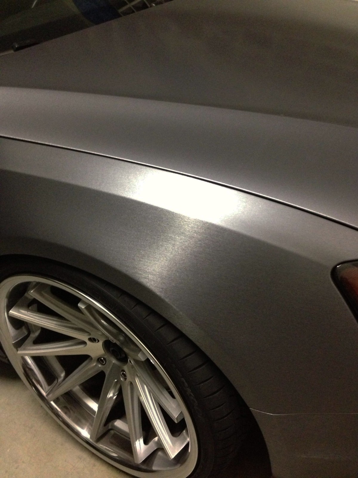 VViViD XPO Gunmetal Grey Brushed Metallic Steel 5ft Vinyl x 1ft,