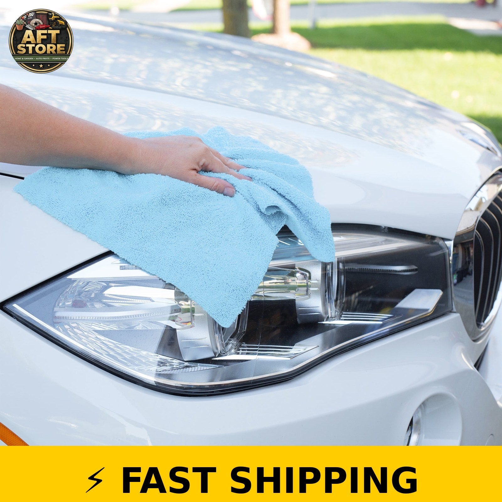 Auto Drive Microfiber Towel 4 Pack – Assorted Colors