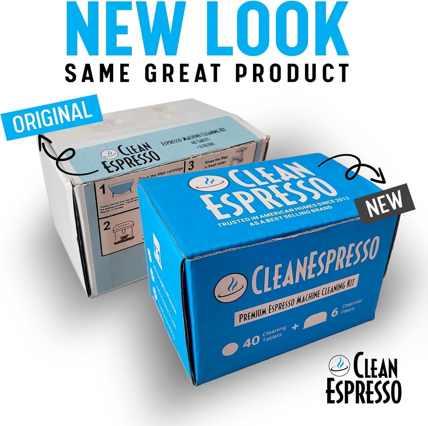 CleanEspresso – Designed For Breville Cleaning Kit – 40 Cleaning Tablets and