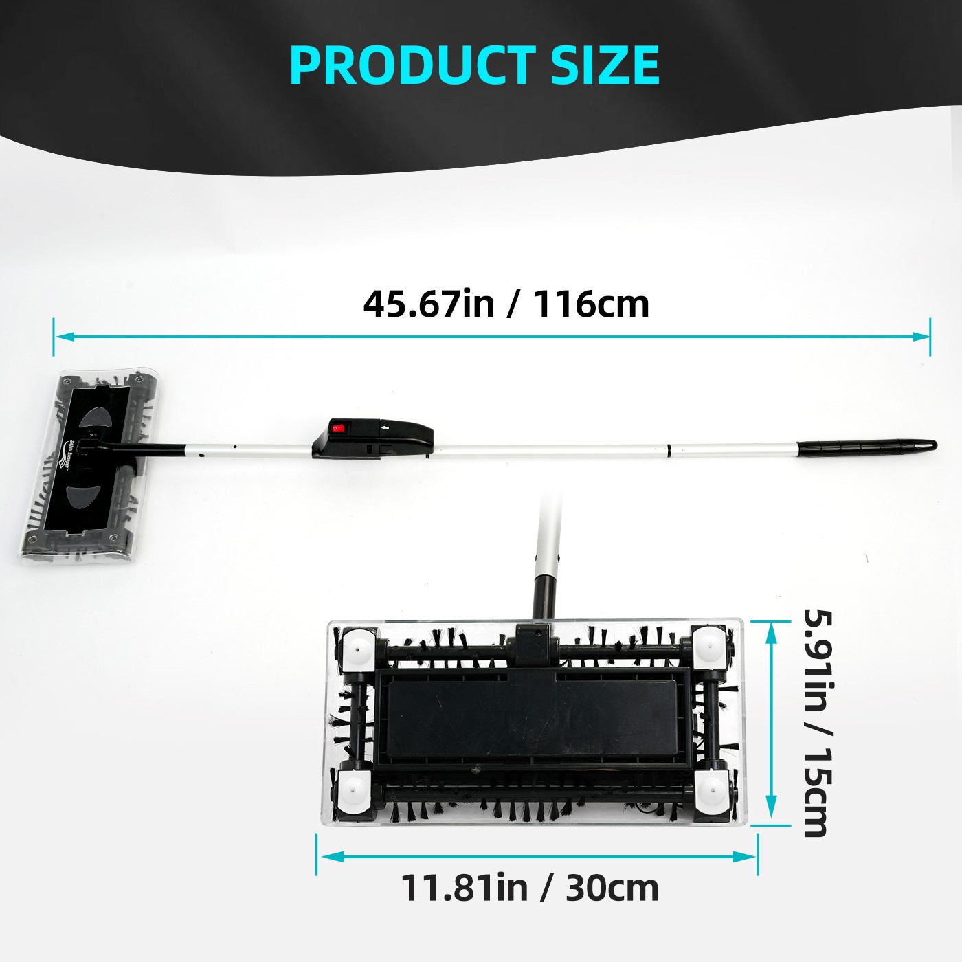 Vacuum Cleaner Cordless floor sweeper rechargeable manual floor & carpet sweeper