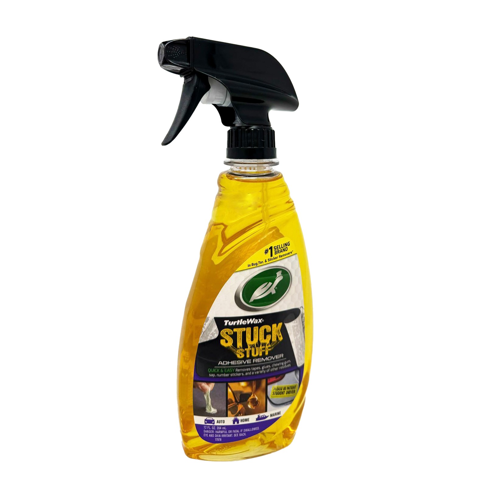 Turtle Wax Stuck Stuff Adhesive Remover, 12oz Trigger Spray