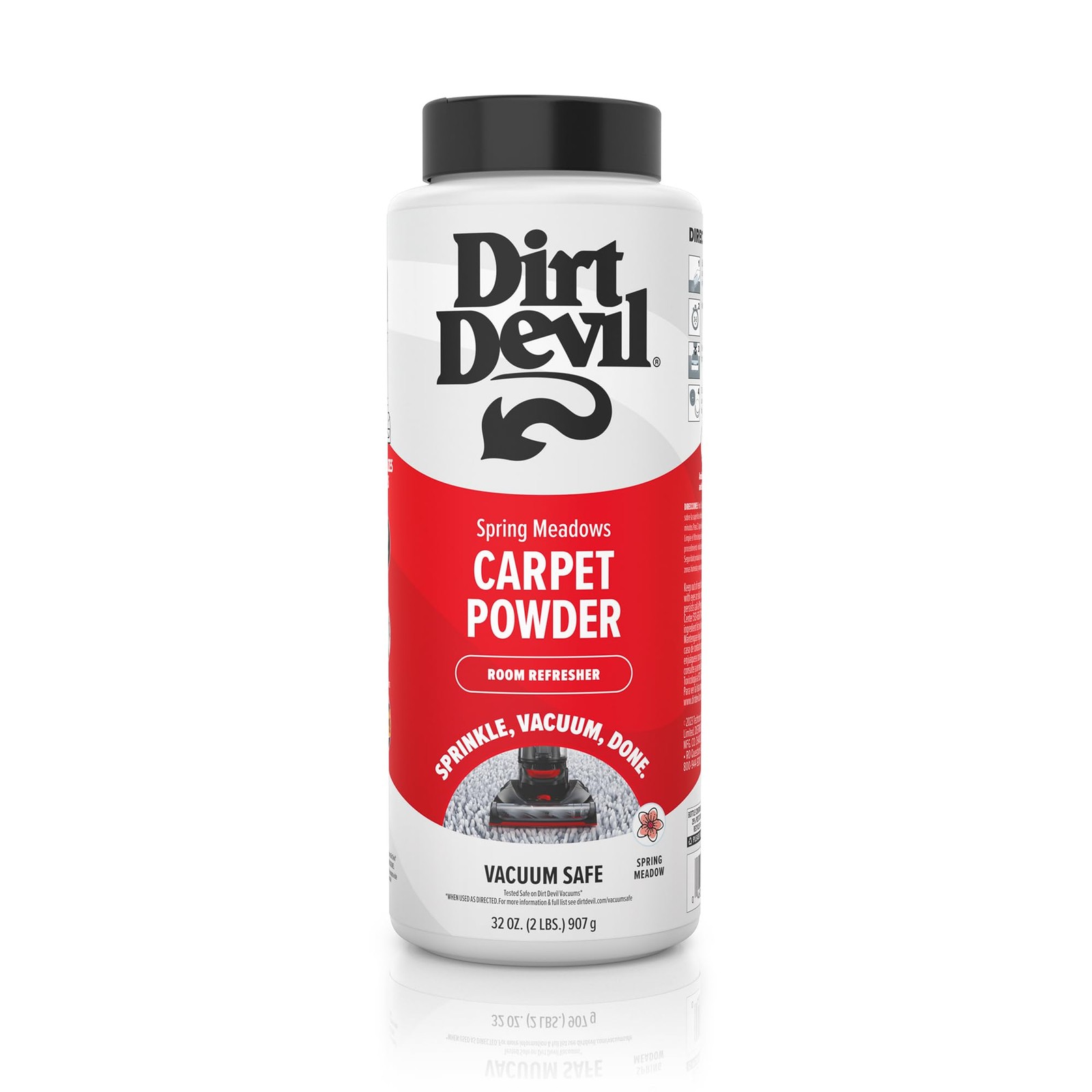 Dirt Devil Carpet Powder, 32 oz, Room Refresher 32 Ounce (Pack of 1), White