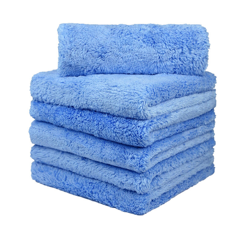 6 Pc Premium Plush Microfiber Towel Professional Car Wash Drying Cleaning 16×16″