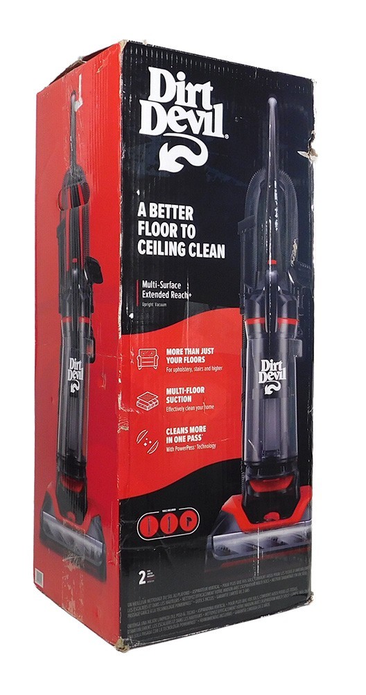 Dirt Devil UD76330V Multi-Surface Reach+ Upright Vacuum – Open Box