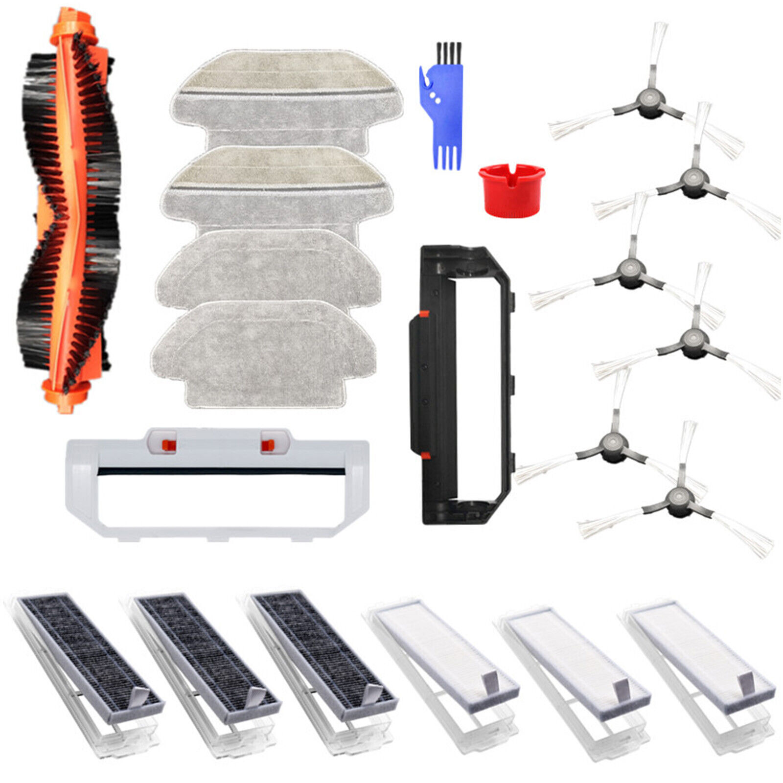 Brush Cleaning Rag Filter For Viomi V2 Pro V-RVCLM21B Robot Vacuum Cleaner Parts