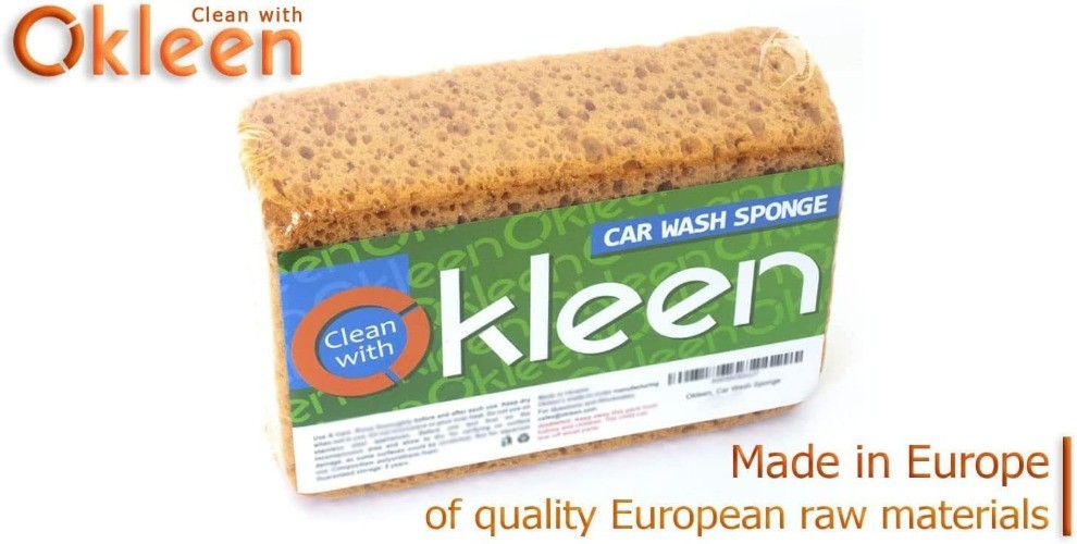 Wash Sponge. Made in Europe. 7.9×5.1×2.8 inches. Larg Item Package Quantity: 1