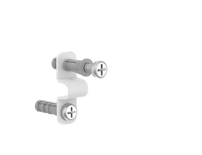ClosetMaidFixed Mount 12-Pack 0.75-in Metal Wire ClosetBack Clip